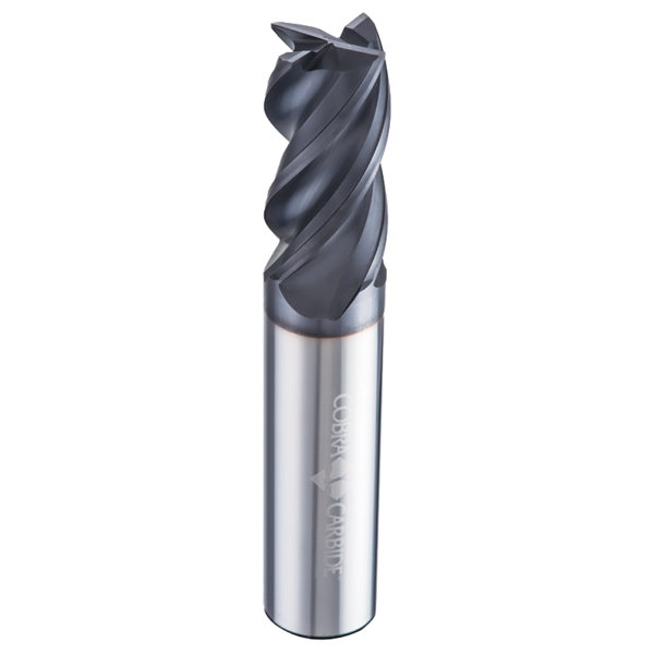 Adder Endmill, 4 FL, 16, Corner Radius: 1 mm 14162